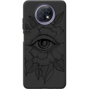 Черный чехол BoxFace Xiaomi Redmi Note 9T Eye