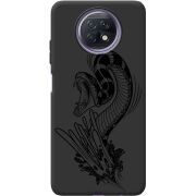Черный чехол BoxFace Xiaomi Redmi Note 9T Snake