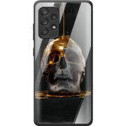 Защитный чехол BoxFace Glossy Panel Samsung A725 Galaxy A72 Gold Skull