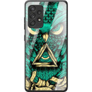 Защитный чехол BoxFace Glossy Panel Samsung A725 Galaxy A72 Masonic Owl