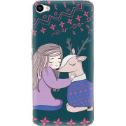 Чехол Uprint Meizu U20 Girl and deer