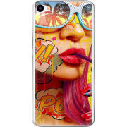 Чехол Uprint Meizu U20 Yellow Girl Pop Art