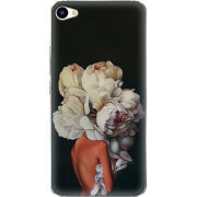 Чехол Uprint Meizu U20 Exquisite White Flowers