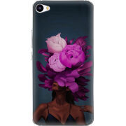 Чехол Uprint Meizu U20 Exquisite Purple Flowers
