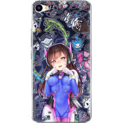 Чехол Uprint Meizu U20 Overwatch D.VA