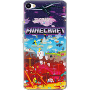 Чехол Uprint Meizu U20 Minecraft World Beyond