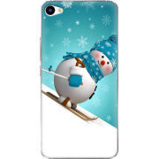 Чехол Uprint Meizu U20 Skier Snowman