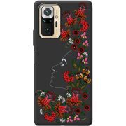 Черный чехол BoxFace Xiaomi Redmi Note 10 Pro 3D Ukrainian Muse