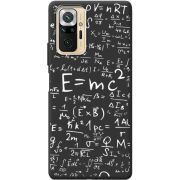 Черный чехол BoxFace Xiaomi Redmi Note 10 Pro E=mc2