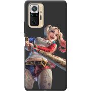 Черный чехол BoxFace Xiaomi Redmi Note 10 Pro Happy Harley Quinn