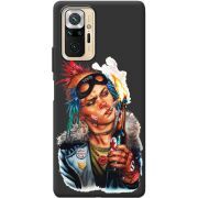 Черный чехол BoxFace Xiaomi Redmi Note 10 Pro Tanker Girl
