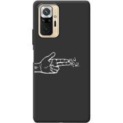 Черный чехол BoxFace Xiaomi Redmi Note 10 Pro Pew Pew