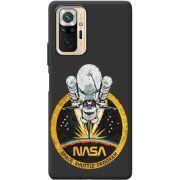 Черный чехол BoxFace Xiaomi Redmi Note 10 Pro NASA Spaceship