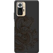 Черный чехол BoxFace Xiaomi Redmi Note 10 Pro Chinese Dragon