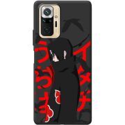Черный чехол BoxFace Xiaomi Redmi Note 10 Pro Учиха Итачи