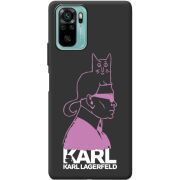 Черный чехол BoxFace Xiaomi Redmi Note 10/ Note 10S Pink Karl