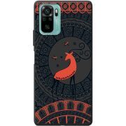 Черный чехол BoxFace Xiaomi Redmi Note 10/ Note 10S Ornament