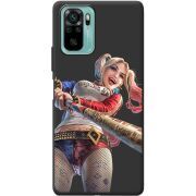 Черный чехол BoxFace Xiaomi Redmi Note 10/ Note 10S Happy Harley Quinn