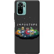 Черный чехол BoxFace Xiaomi Redmi Note 10/ Note 10S Among Us Impostors