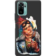 Черный чехол BoxFace Xiaomi Redmi Note 10/ Note 10S Tanker Girl
