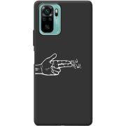 Черный чехол BoxFace Xiaomi Redmi Note 10/ Note 10S Pew Pew