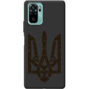 Черный чехол BoxFace Xiaomi Redmi Note 10/ Note 10S Ukrainian Trident