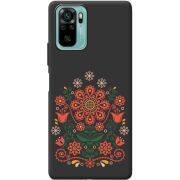Черный чехол BoxFace Xiaomi Redmi Note 10/ Note 10S Ukrainian Ornament