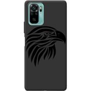 Черный чехол BoxFace Xiaomi Redmi Note 10/ Note 10S Eagle