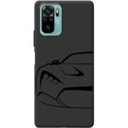 Черный чехол BoxFace Xiaomi Redmi Note 10/ Note 10S Sportcar