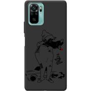 Черный чехол BoxFace Xiaomi Redmi Note 10/ Note 10S 