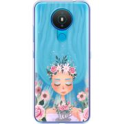 Прозрачный чехол BoxFace Nokia 1.4 Blue Hair