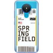 Прозрачный чехол BoxFace Nokia 1.4 Ticket Springfield
