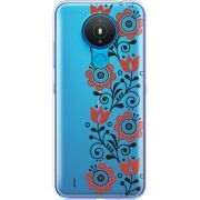 Прозрачный чехол BoxFace Nokia 1.4 Ethno Ornament