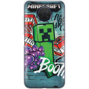 Чехол BoxFace Nokia G10 Minecraft Graffiti