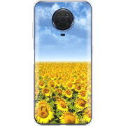 Чехол BoxFace Nokia G10 Подсолнухи