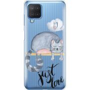 Прозрачный чехол BoxFace Samsung M127 Galaxy M12 Just Love