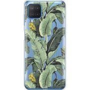 Прозрачный чехол BoxFace Samsung M127 Galaxy M12 Banana Leaves
