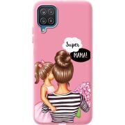 Розовый чехол BoxFace Samsung M127 Galaxy M12 Super Mama and Daughter