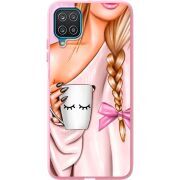 Розовый чехол BoxFace Samsung M127 Galaxy M12 