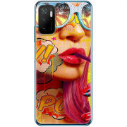 Чехол BoxFace Xiaomi Poco M3 Pro Yellow Girl Pop Art