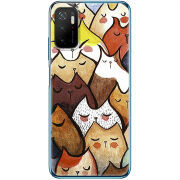 Чехол BoxFace Xiaomi Poco M3 Pro Sleepy Cats