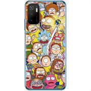 Чехол BoxFace Xiaomi Poco M3 Pro Rick and Morty