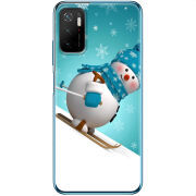 Чехол BoxFace Xiaomi Poco M3 Pro Skier Snowman