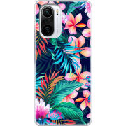 Чехол BoxFace Xiaomi Mi 11i flowers in the tropics