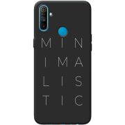 Черный чехол BoxFace Realme C3 Minimalistic