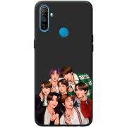 Черный чехол BoxFace Realme C3 BTS