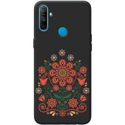 Черный чехол BoxFace Realme C3 Ukrainian Ornament