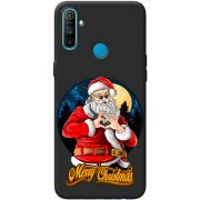 Черный чехол BoxFace Realme C3 Cool Santa