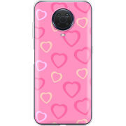 Чехол BoxFace Nokia G20 Sugar Hearts