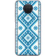 Чехол BoxFace Nokia G20 Блакитний Орнамент